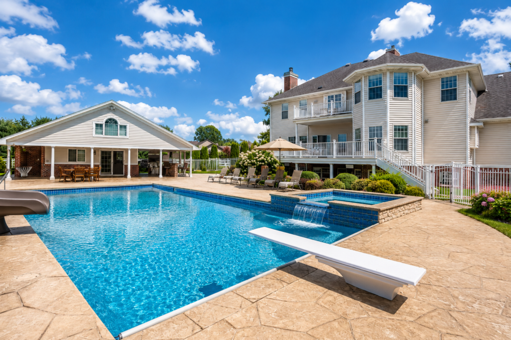 Pool and spa inspection services in Middle Georgia for residential homes, including pool equipment, safety features, decking, coping, visible plumbing, and overall condition.